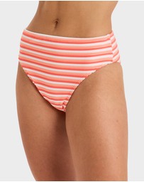 Roxy - Womens Party Wave Mid Waist Bikini Bottom