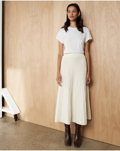 Atmos&Here - Isla Knitted Midi Skirt