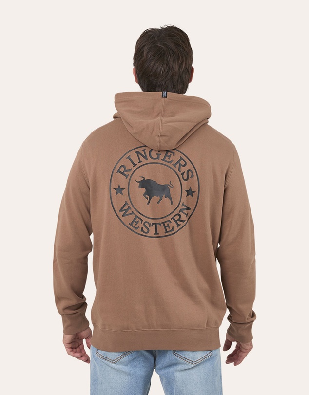 Ringers Western - Signature Bull Mens Pullover Hoodie