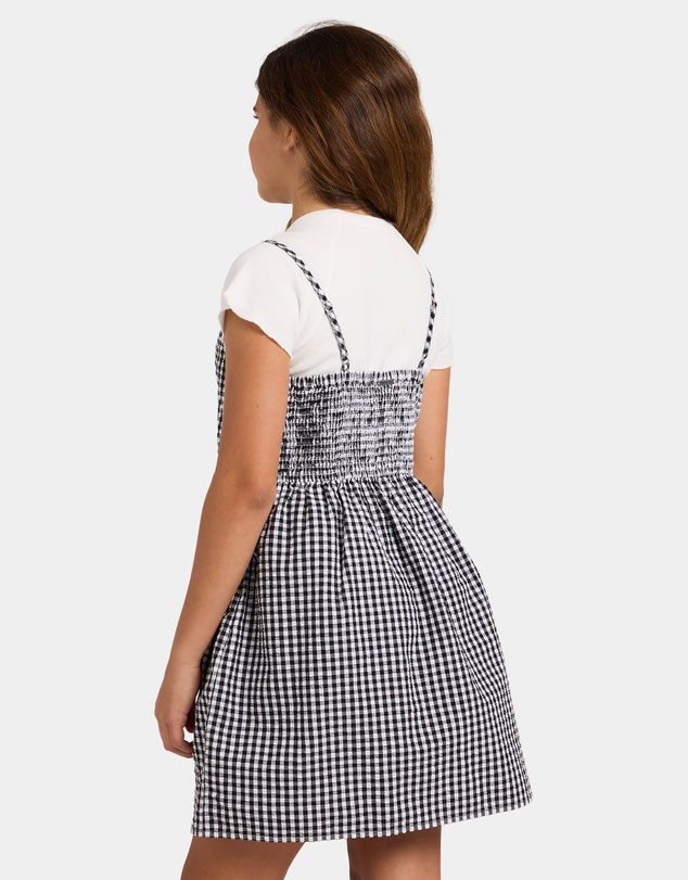 Billabong - Girls 6 to 16 Gingham Crush Mini Dress
