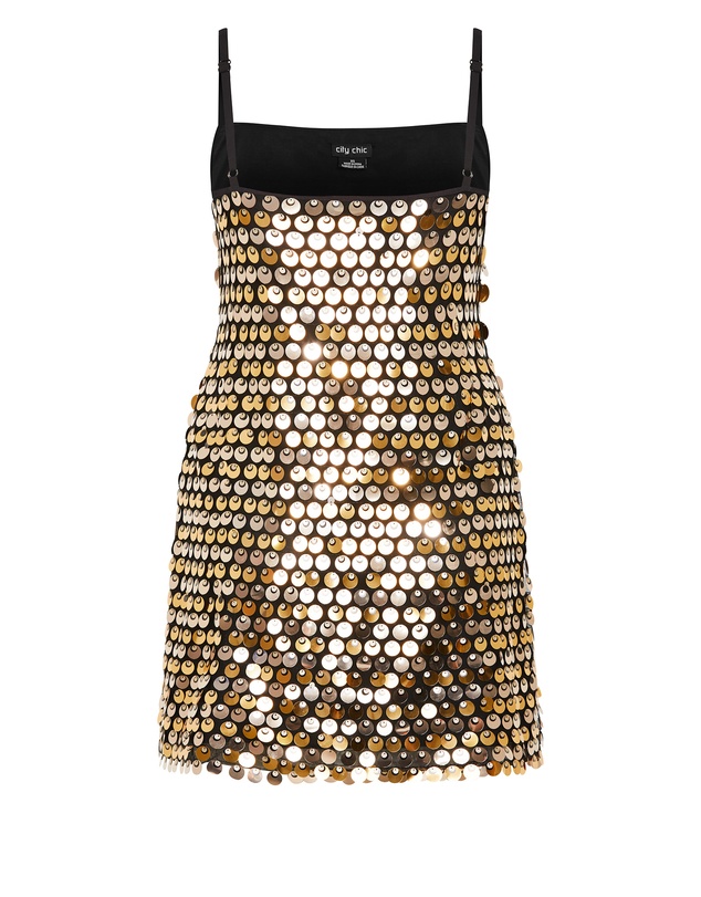 City Chic - Mini Disco Dress