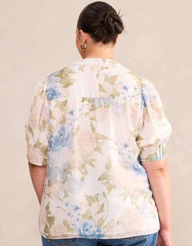 Forever New Curve - Tahlia Curve Tuck Detail Blouse