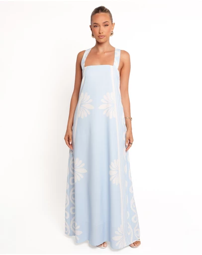 Petal & Pup - Valeria Maxi Dress - Blue