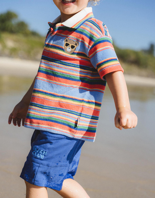 Huxbaby - Hux Towelling Polo - ICONIC EXCLUSIVE - Babies-Kids