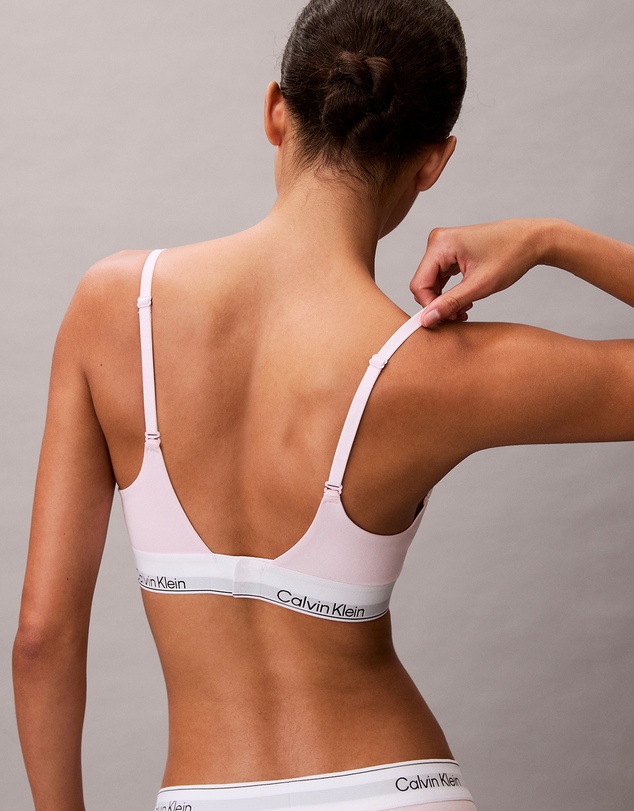 Calvin Klein - Icon Cotton Modal Push Up Plunge Bra