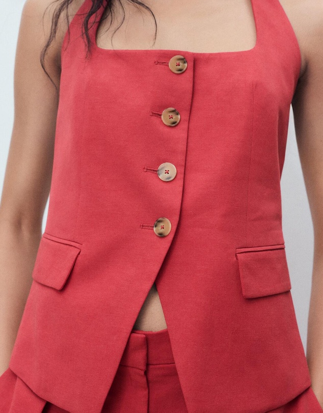 M.N.G - Linen Suit Waistcoat