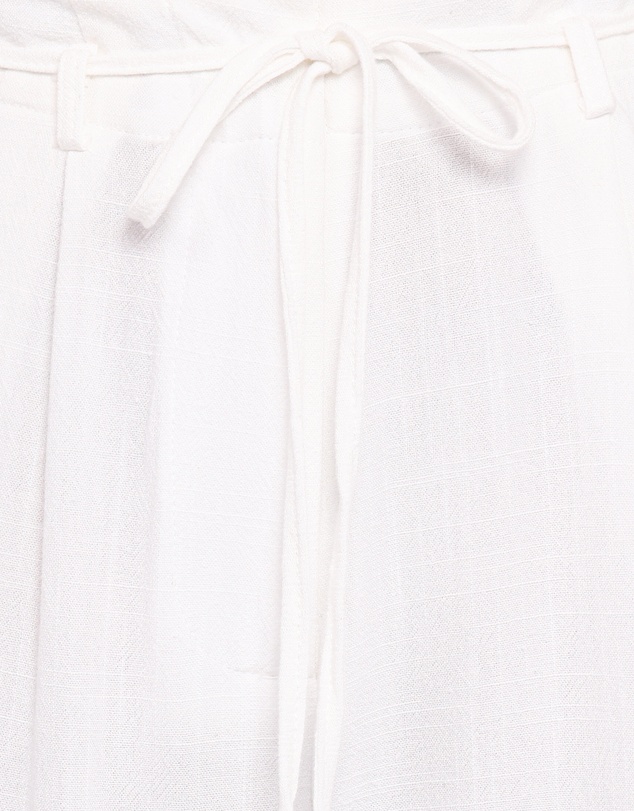 Petal & Pup - Andrew Wide Leg Linen Blend Pant - White