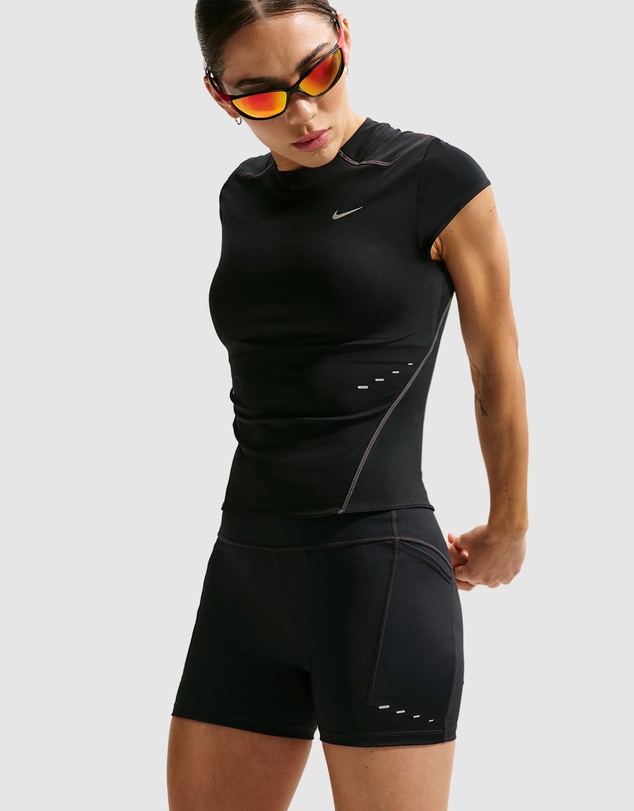 Nike - Swift Dri-FIT 4in High-Waisted Tight Running Shorts with Pockets