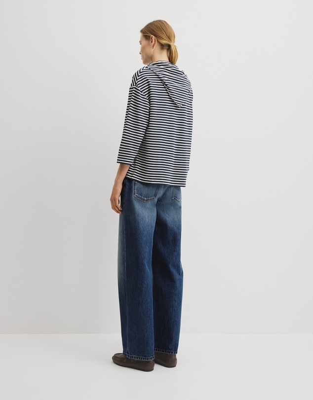 Country Road - Australian Cotton Scarf Crop Sleeve T-shirt