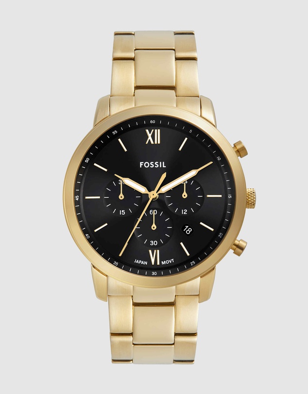 Fossil - Neutra Gold Tone Chronograph Watch