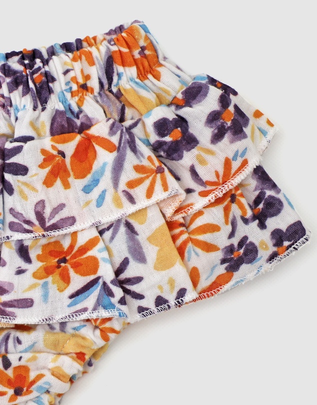 WITH LOVE FOR KIDS - Ruffle Bloomers Cotton Muslin - Babies - Kids