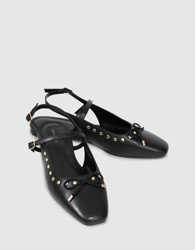 Belle & Bloom - True Romance Slingback Leather Flat