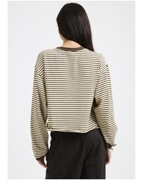 Subtitled - Long Sleeve Stripe Top