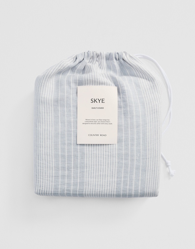 Country Road - Skye Linen King Quilt Cover