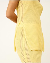 Dazie - St Tropez Knit Strapless Top