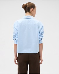 Oroton - Oxford Cropped Shirt