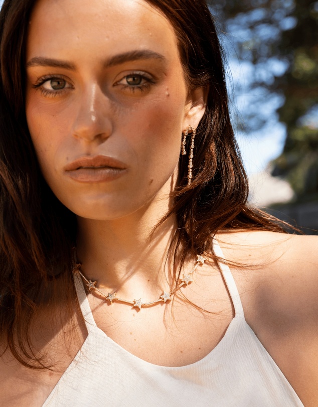 Chuchka - Venus Drip Stud - Gold