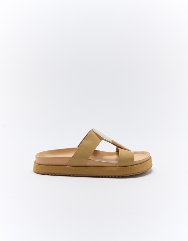 Walnut Melbourne - Micah Leather Slide