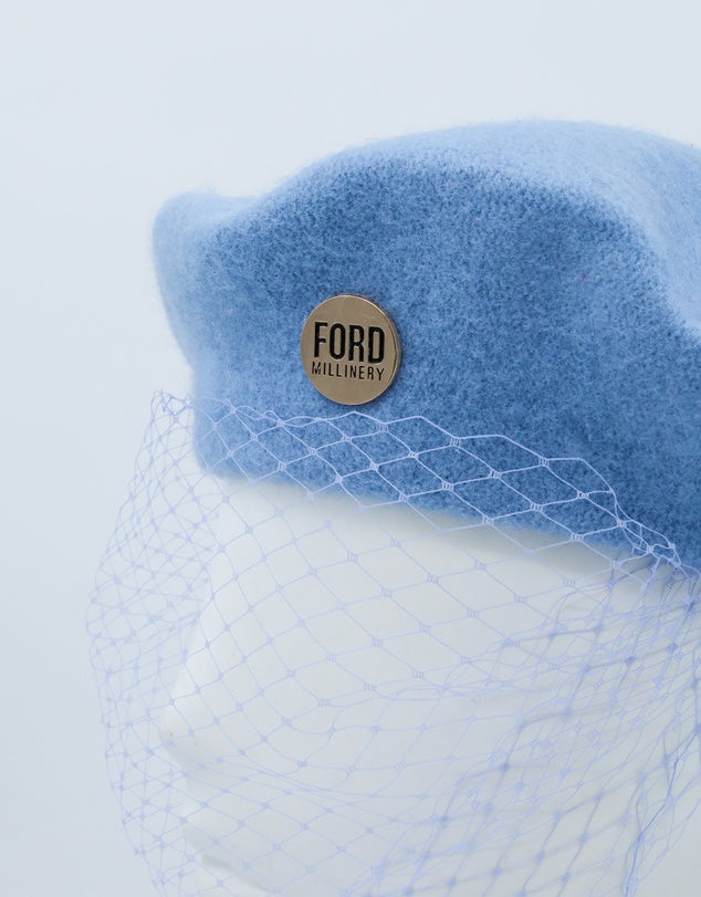 FORD MILLINERY - NIKKI Beret with veil