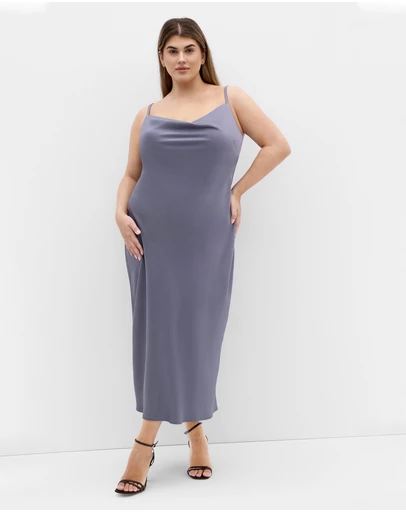 City Chic - Satin Slip Dress