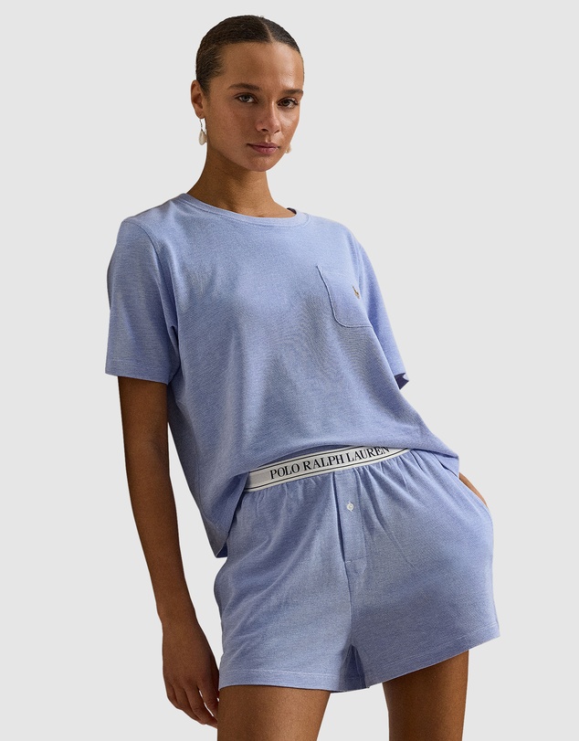Polo Ralph Lauren - Knit Oxford Modal & Cotton Short Sleeve Tee & Short Set