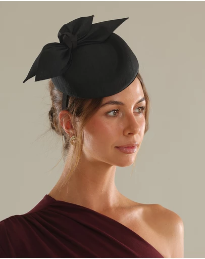 Morgan & Taylor - Florence Fascinator in Black