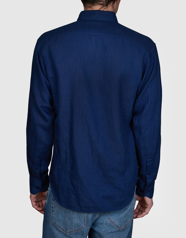 Abelard - Two-Tone Linen Classic Fit Shirt