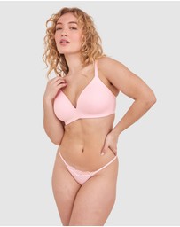Bras N Things - NKD Lightly Lined Wirefree Bra - Pink