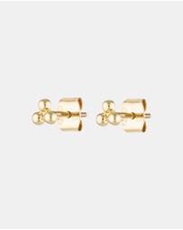 Luna Rae - Solid Gold - Petite Trio Studs