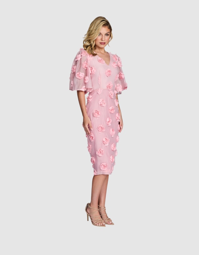Romance by Honey and Beau - Khloe Bell Sleeve Dress
