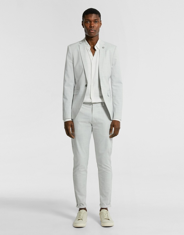 yd. - Terrazzo Check Stretch Blazer