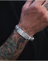 Haze & Glory - ICONIC EXCLUSIVE - Bracelet Curb Chain Nowness in 925 Sterling Silver
