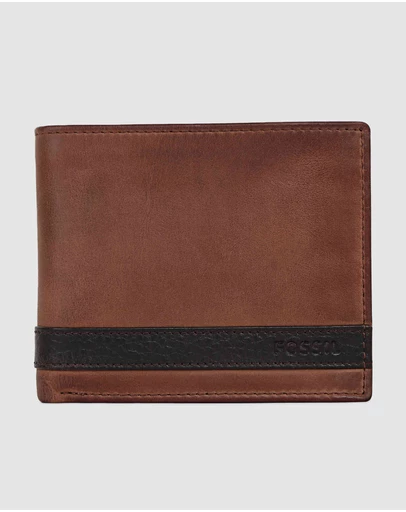 Fossil - Quinn Brown Large Coin Pocket Bifold