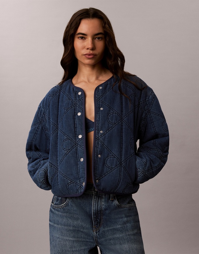 Calvin Klein Jeans - Emblem Logo Cotton Quilted Liner Jacket