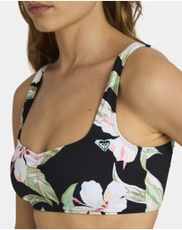 Roxy - Womens Printed Essentials Underwire D Cup Bikini Top