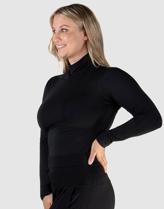 B Free Intimate Apparel - Ultra Light Modal Turtleneck Top