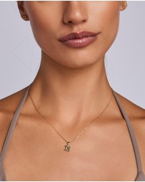 Zoe Olivia - 9K Gold '18' Pendant
