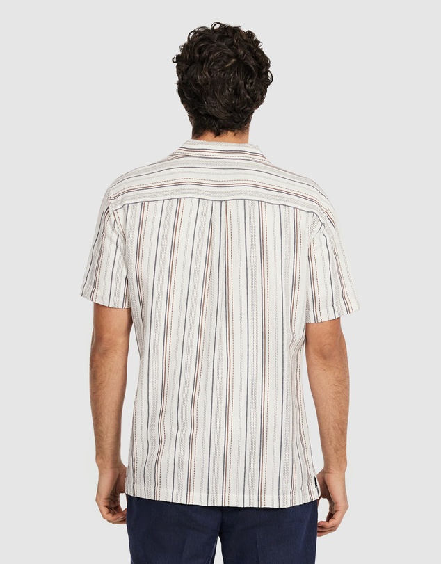 Tarocash - Crete Stripe Texture Shirt