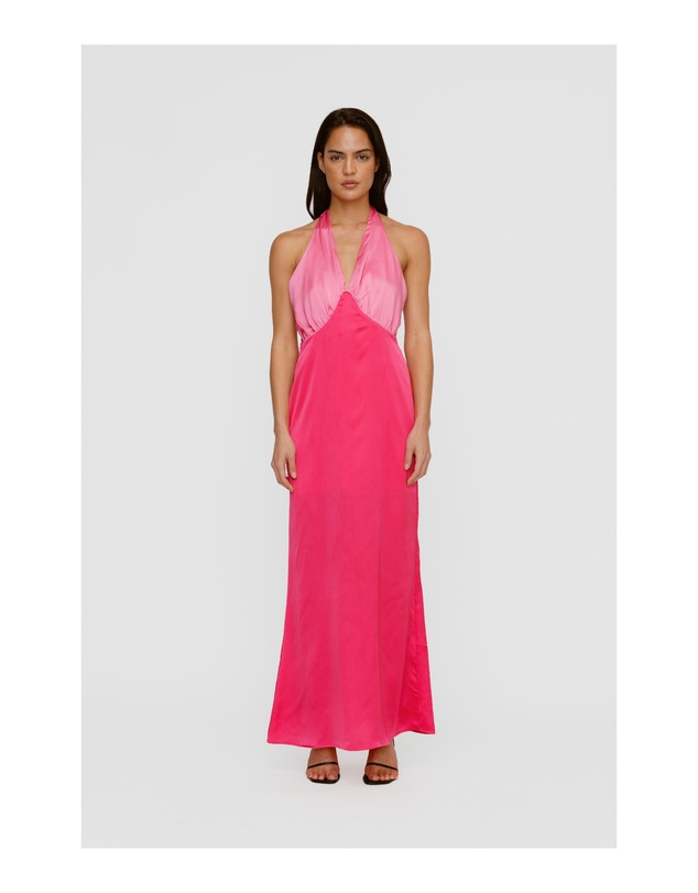 The Wolf Gang - Oahu Slip Dress - Hot Pink