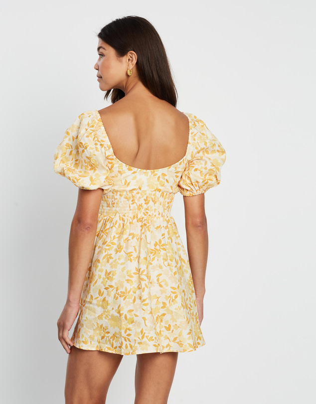 Peony - Smocked Mini Dress
