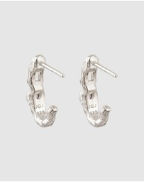 Haze & Glory - ICONIC EXCLUSIVE - Earrings Stud Topaz Iolite Gemstone 925 Sterling Silver