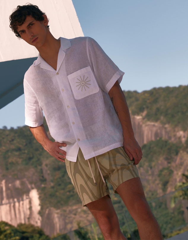 Frescobol Carioca - Alves Linen SS Shirt