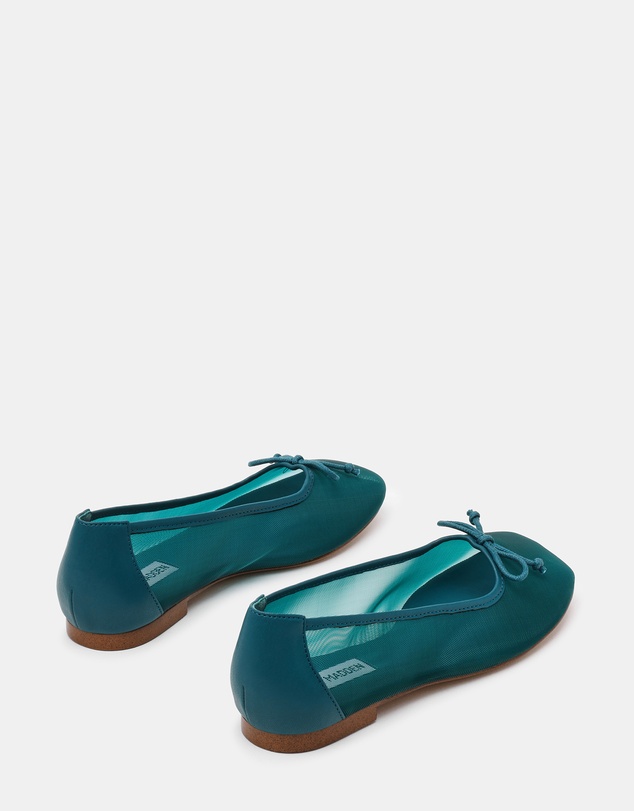 Steve Madden - Flaire Teal Mesh Flats