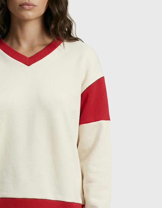 Academy Brand - Maggie Contrast V Sweat