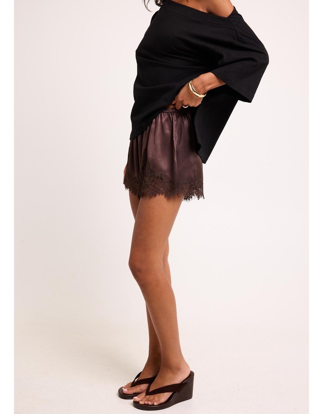 Alice In The Eve - Joy Lace Mini Shorts