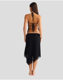 Vacay Swimwear - Aurelia Skirt Black