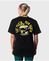 TWL - Lifestyle Oversized T-Shirt Eat Pasta Run Fasta