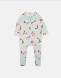 Fox & Finch - Mr Fox Organic LS Zipsuit - Babies