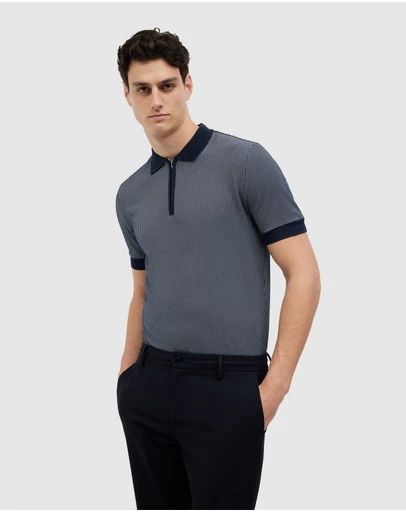 Politix - Murray Zip-up Polo