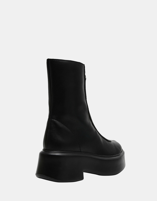 Steve Madden - Jones Black Leather Boots